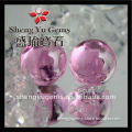 Bead Wholesale Pink Cabochon Cubic Zirconia Ball(CZBA0004)